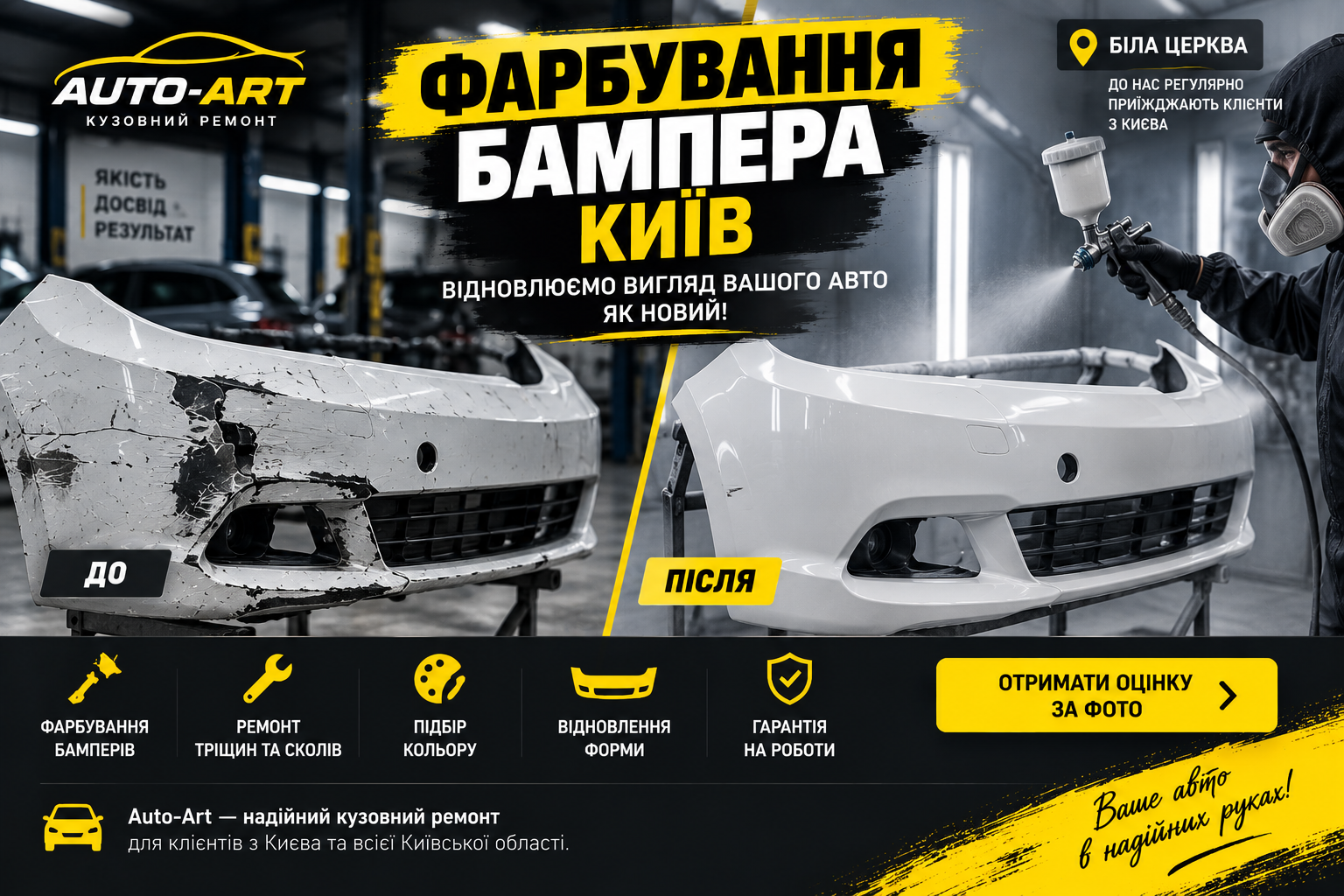 повне фарбування авто