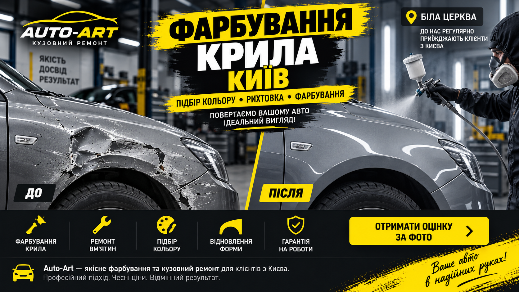 повне фарбування авто